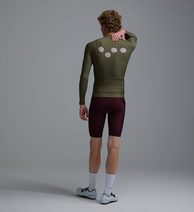 Men's Classic LS Jersey in Olive Bark