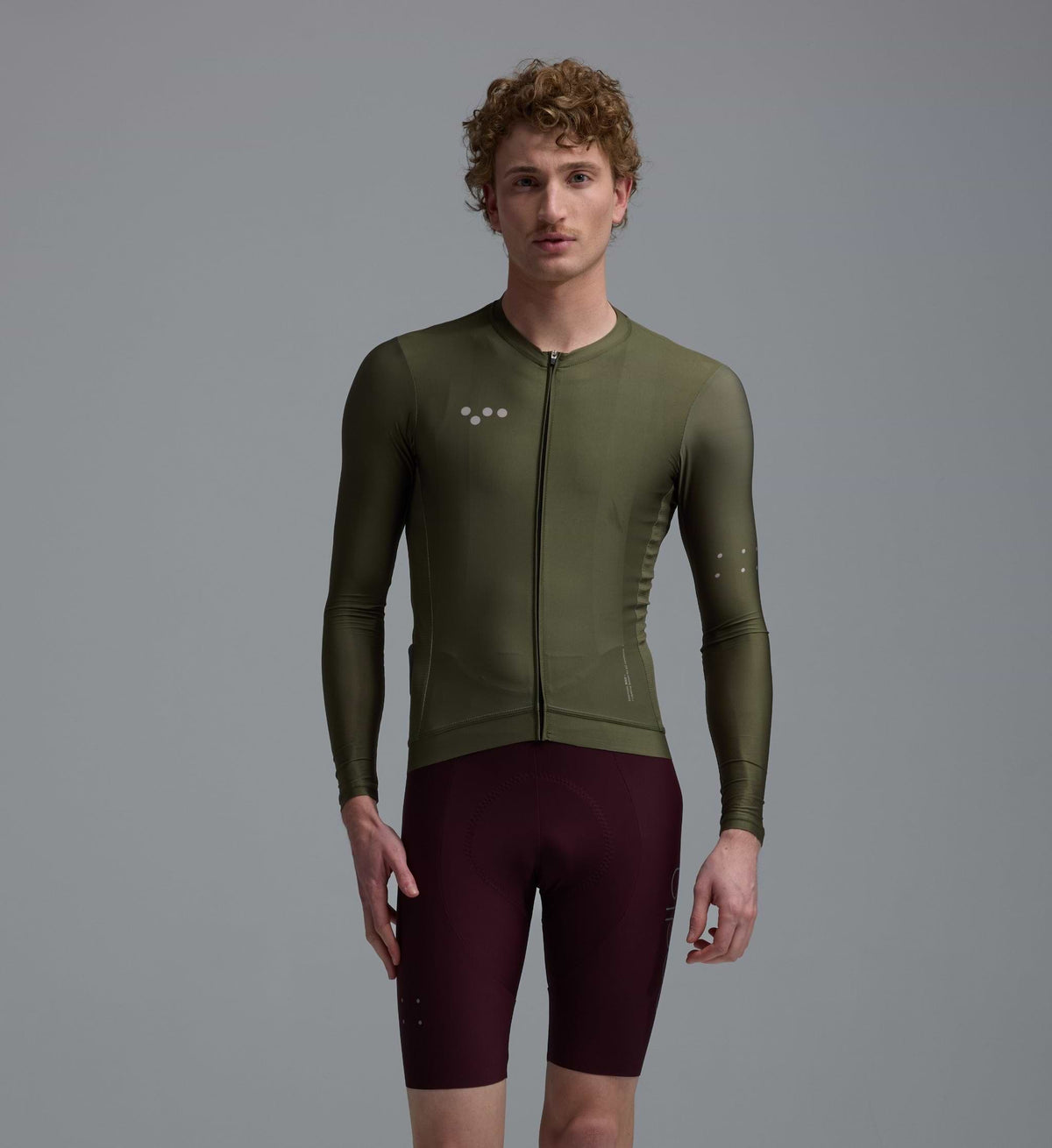 Men's Classic LS Jersey in Olive Bark