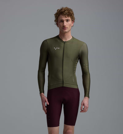Men's Classic LS Jersey in Olive Bark