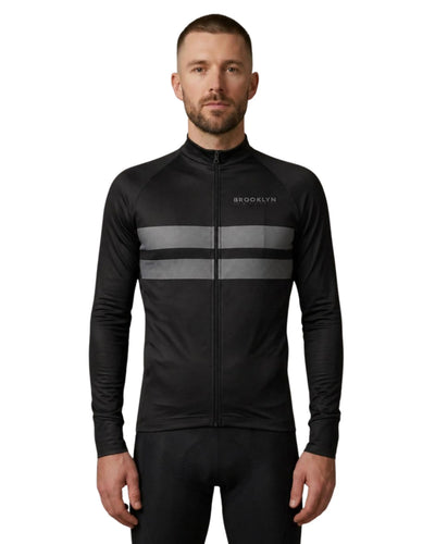 Men's Pro LS Thermal Jacket in Black & Grey