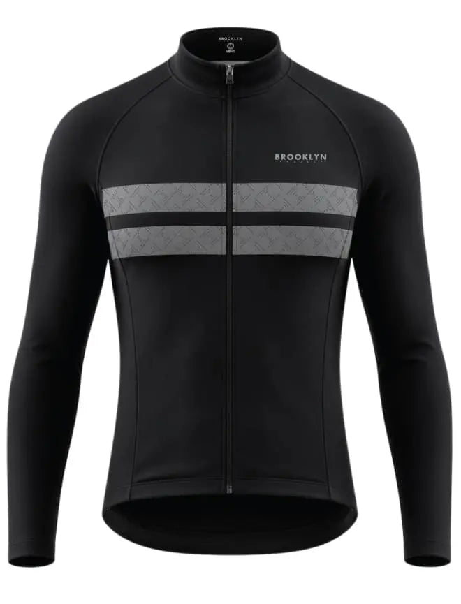 Men's Pro LS Thermal Jacket in Black & Grey