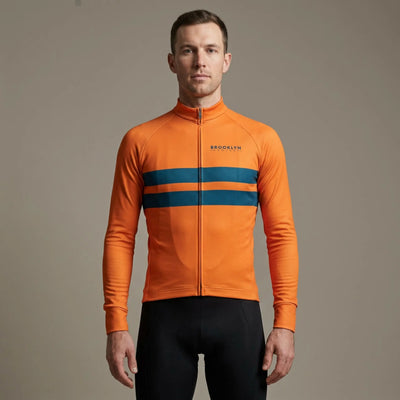 Men's Pro LS Thermal Jacket in Burnt Orange