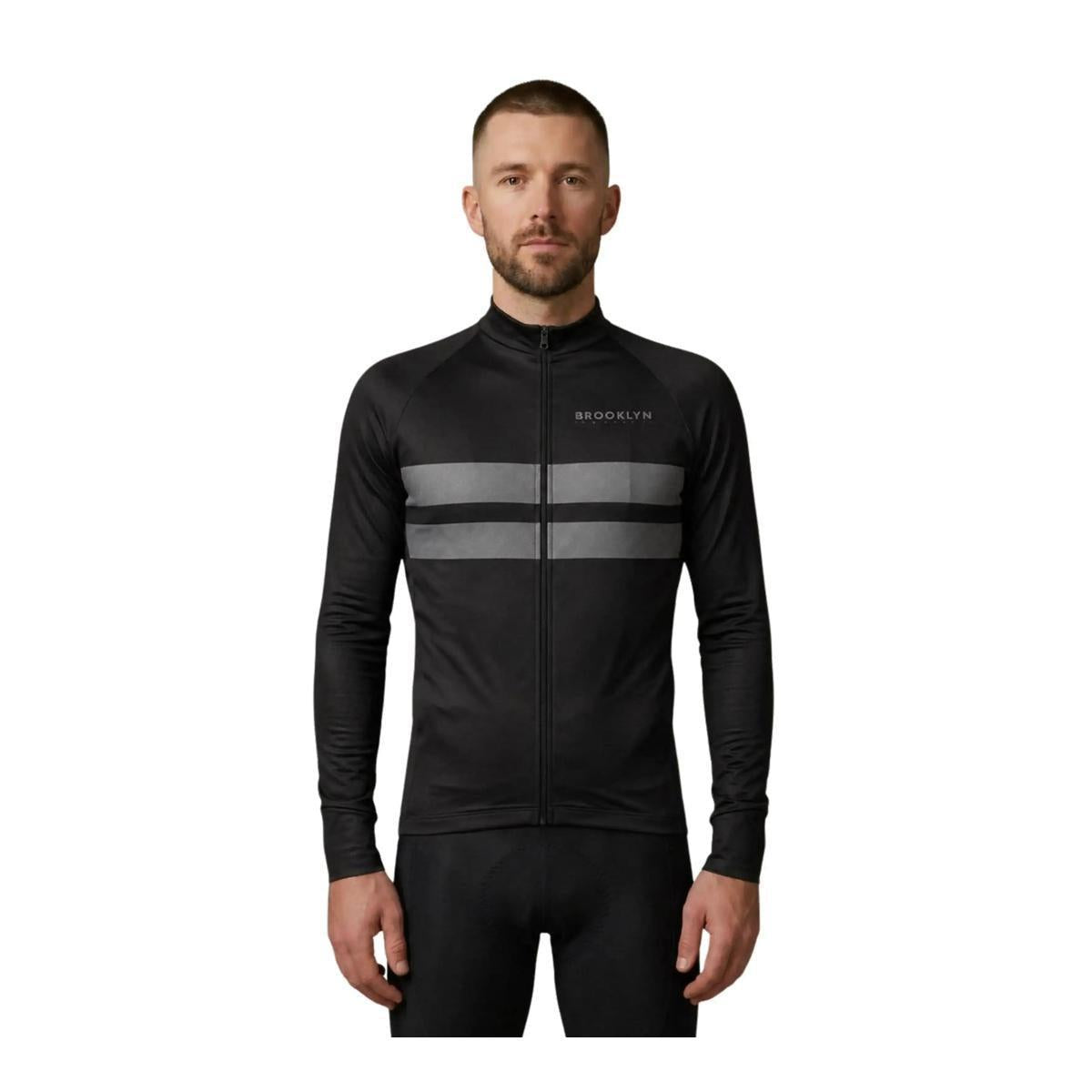 Men's Pro LS Thermal Jacket in Black & Grey