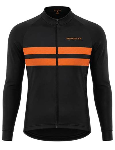 Men's Pro LS Thermal Jacket in Black & Orange