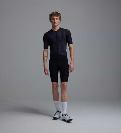 Men's Pro Pursuit 3.0 Jersey in Grid Black