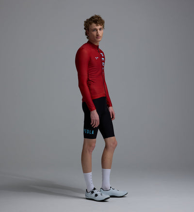 Men's Thermal LS Jersey in Solid Fox Fed