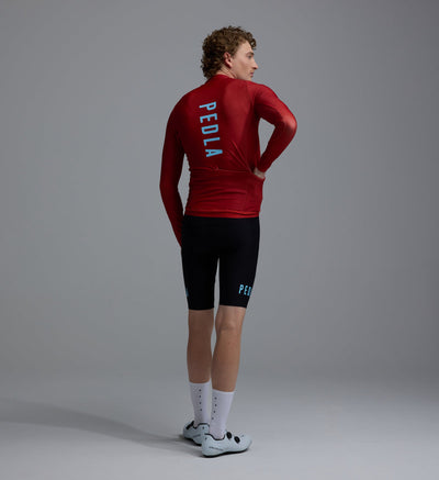 Men's Thermal LS Jersey in Solid Fox Fed