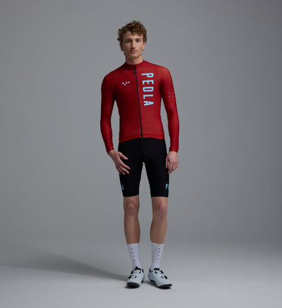 Men's Thermal LS Jersey in Solid Fox Fed