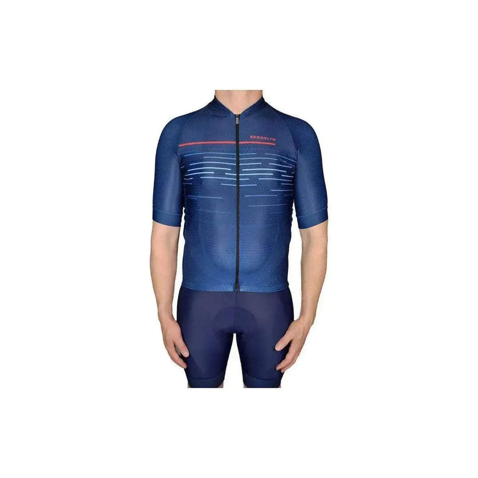 Pro Jersey Pinstripe in Navy-Jerseys-bikeNOW