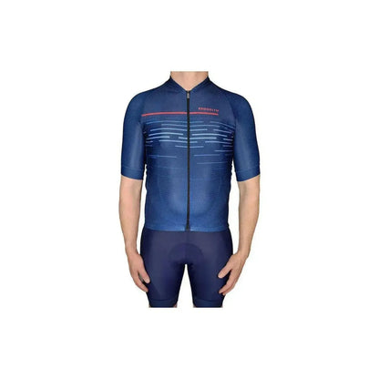 Pro Jersey Pinstripe in Navy-Jerseys-bikeNOW