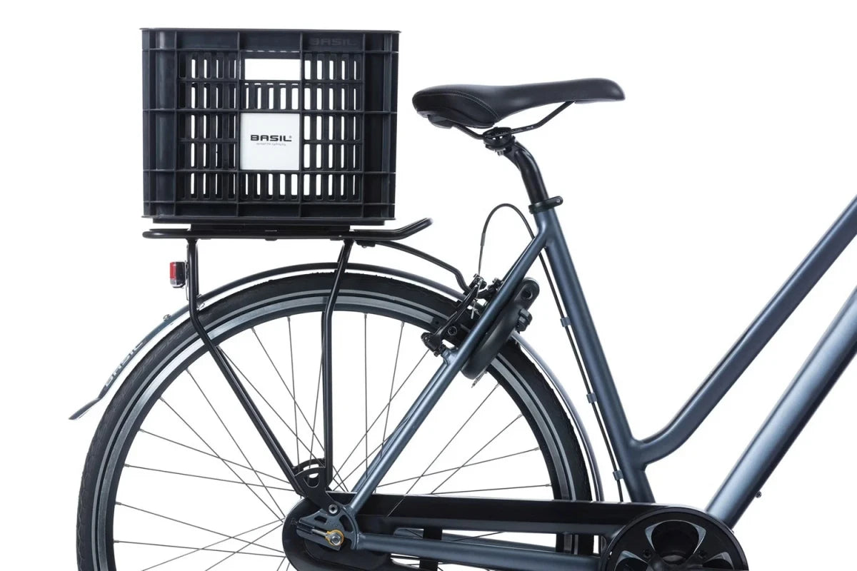 Recycled Bicycle Crate in Black
