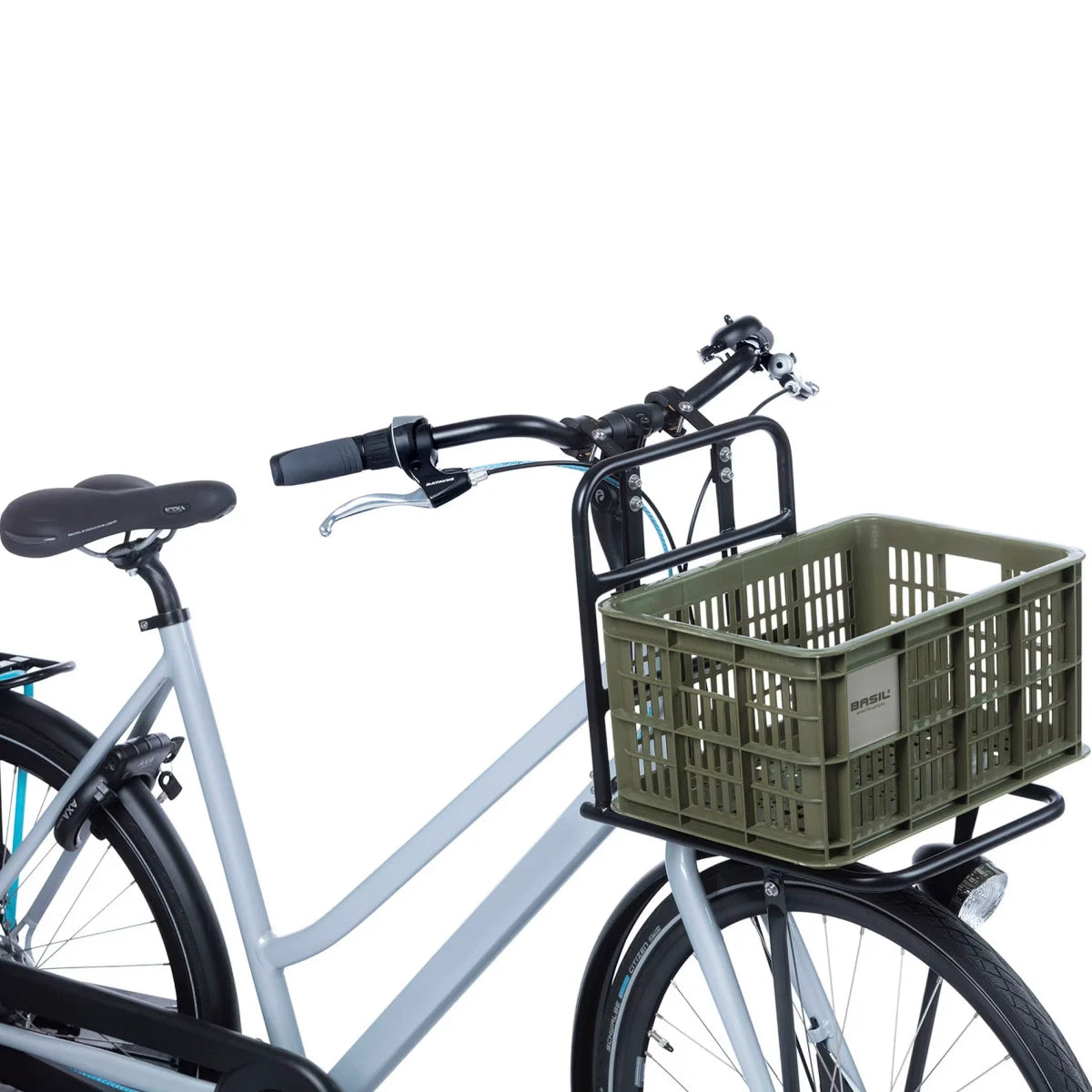 Recycled Bicycle Crate in Moss Green