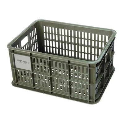 Recycled Bicycle Crate in Moss Green