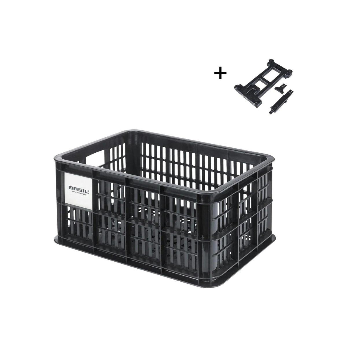 Recycled Bicycle Crate with Lockable MIK Adapter