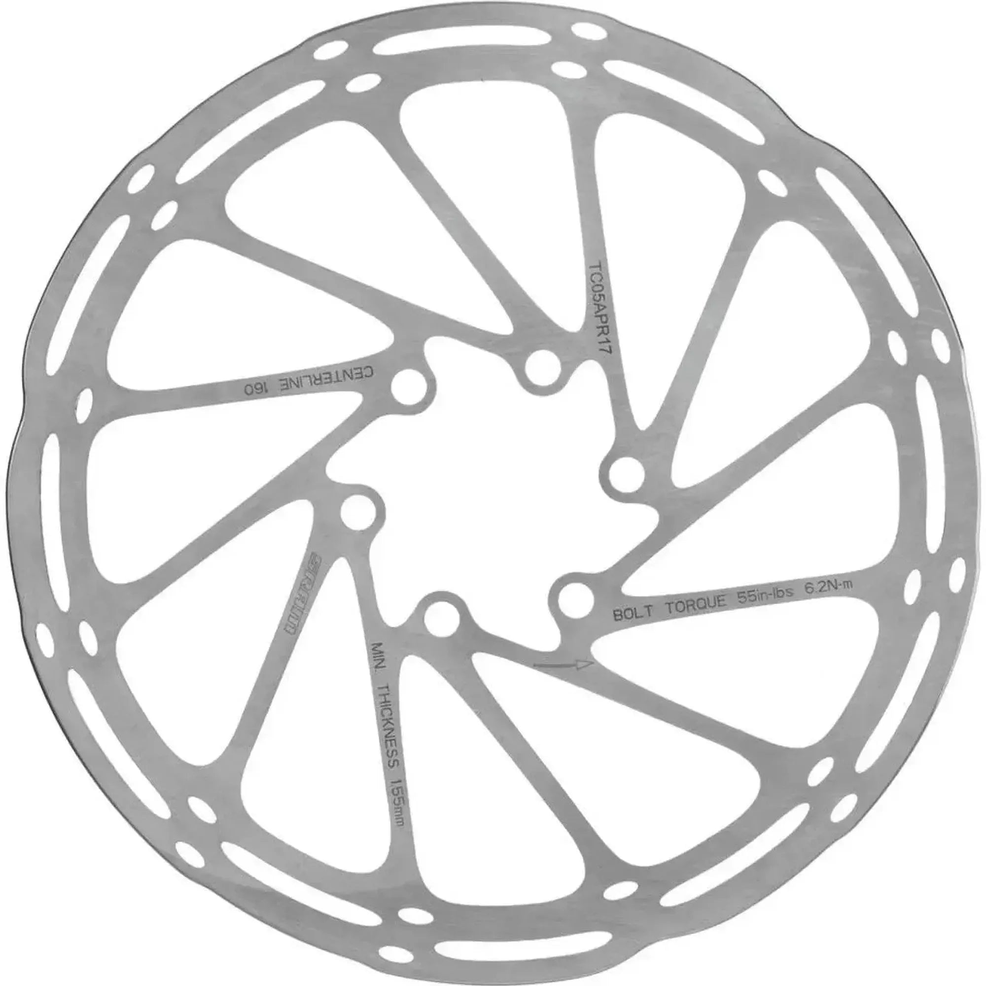 Rotor Centerline 6 Bolt