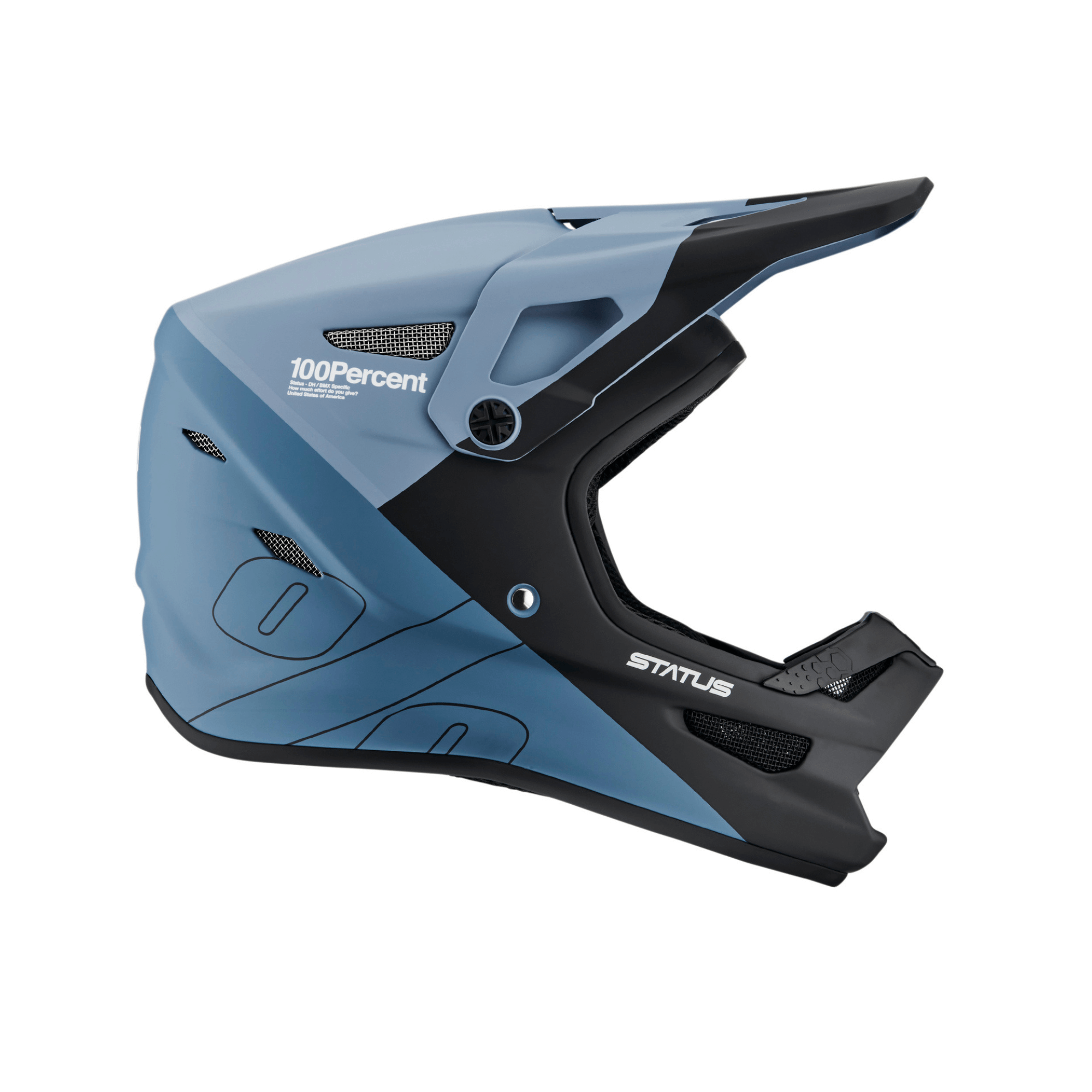 Status Helmet Drop-Steel Blue