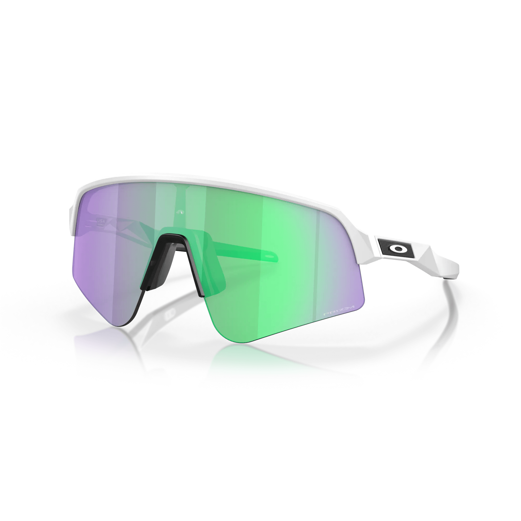 Sutro Lite Sweep Matte White - Prizm Road Jade Lens