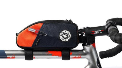 Trekking Top Tube Bag 9L Black/Orange
