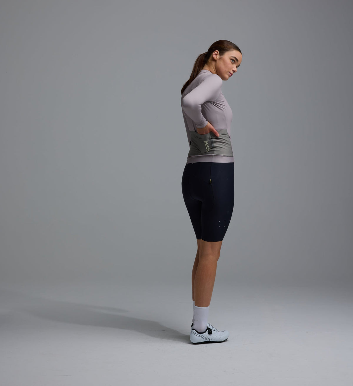 Women's Midweight LS Jersey in Hide