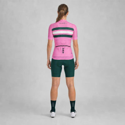 Women's Pro Max Jersey in Pink & Hunter Green