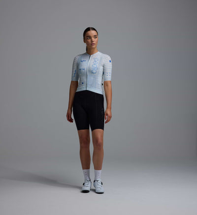 Women's Pro Pursuit 3.0 Jersey in Grid White